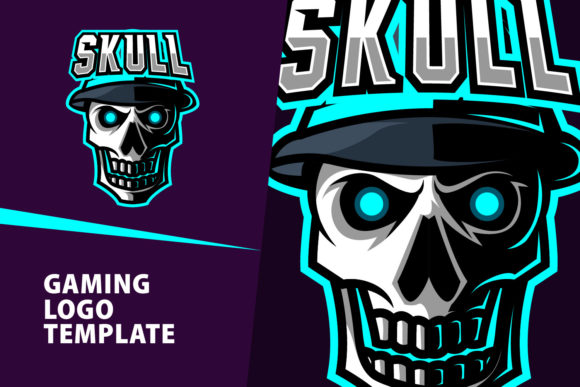 Download Skull Mascot Gaming Logo Design - Premium Resources