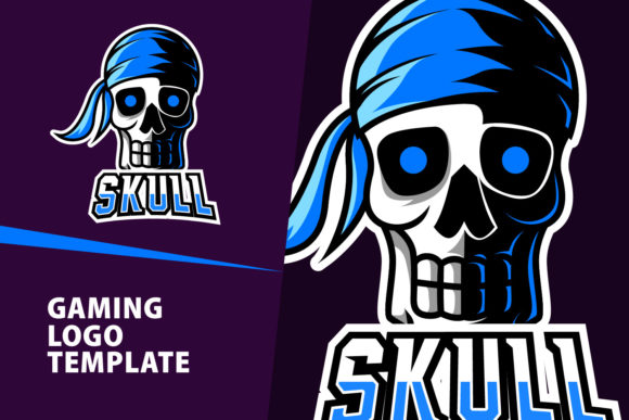 Download Pirate Skull Mascot Gaming Logo Design - Premium Resources
